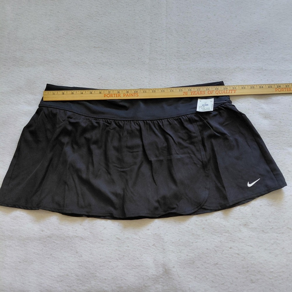 Nike Dri FIT Tennis Golf Skort Womens Black Size 2X NESS9253 Athletic NWT - Picture 9 of 9